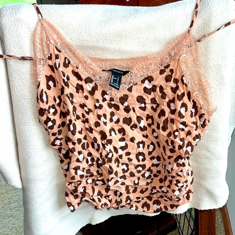 Forever 21 Cheetah Tank/Camisole